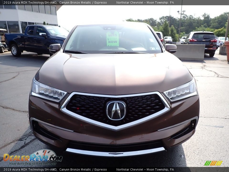 2019 Acura MDX Technology SH-AWD Canyon Bronze Metallic / Espresso Photo #13