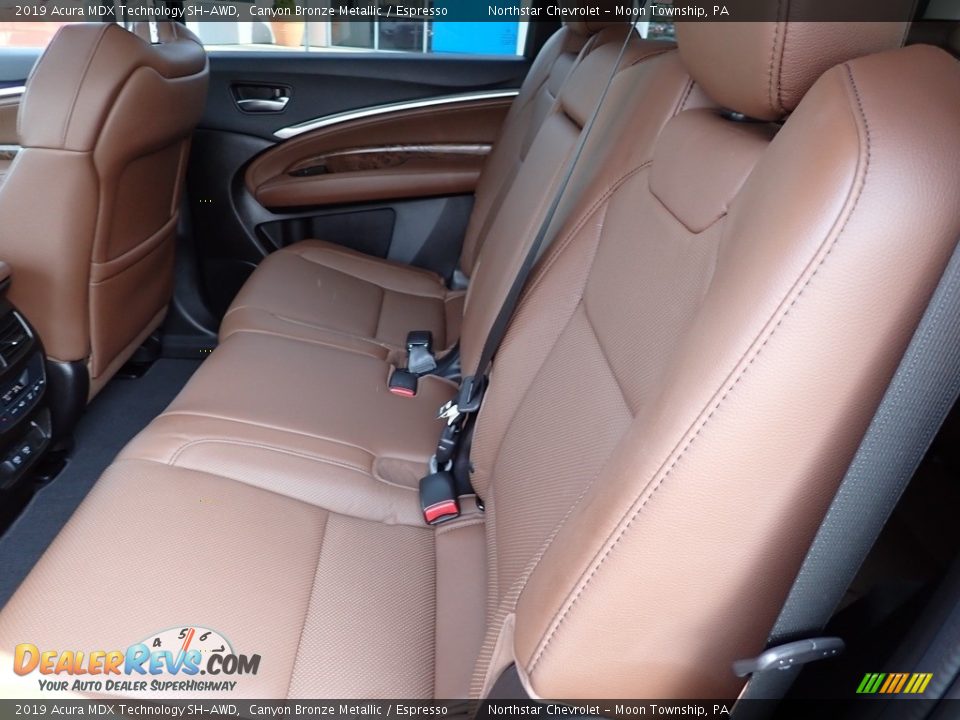 2019 Acura MDX Technology SH-AWD Canyon Bronze Metallic / Espresso Photo #21