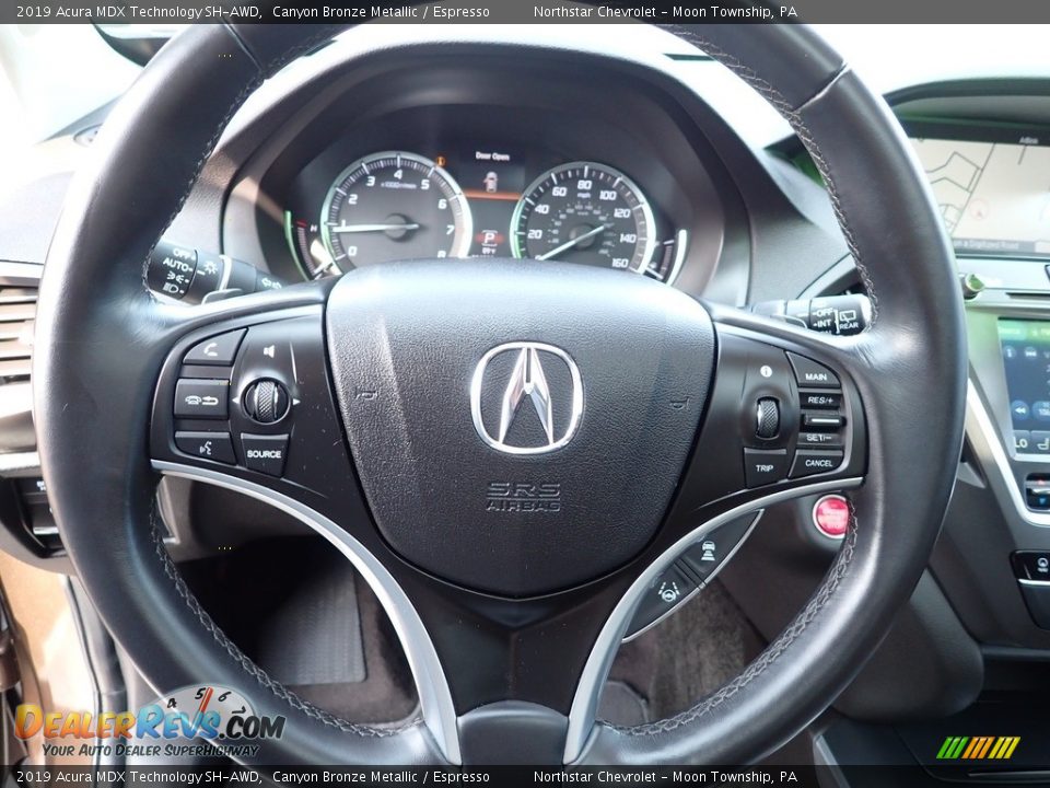 2019 Acura MDX Technology SH-AWD Canyon Bronze Metallic / Espresso Photo #27