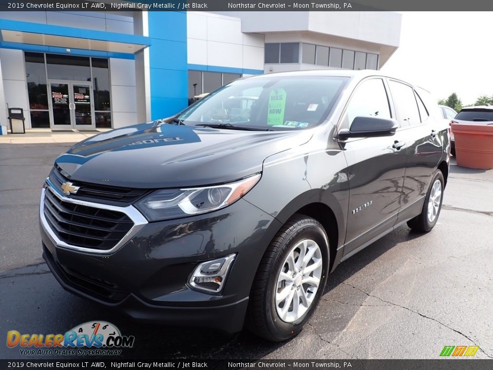 2019 Chevrolet Equinox LT AWD Nightfall Gray Metallic / Jet Black Photo #2