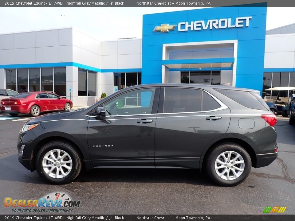 2019 Chevrolet Equinox LT AWD Nightfall Gray Metallic / Jet Black Photo #3