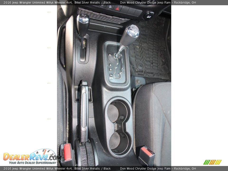 2016 Jeep Wrangler Unlimited Willys Wheeler 4x4 Billet Silver Metallic / Black Photo #22