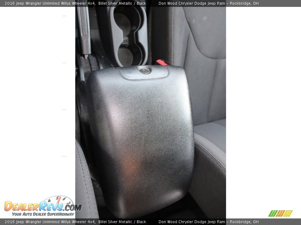 2016 Jeep Wrangler Unlimited Willys Wheeler 4x4 Billet Silver Metallic / Black Photo #23