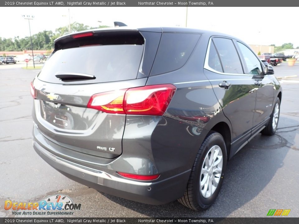 2019 Chevrolet Equinox LT AWD Nightfall Gray Metallic / Jet Black Photo #8