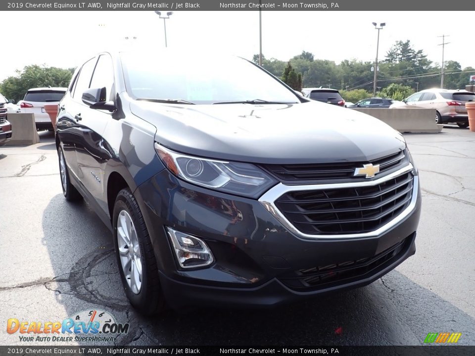 2019 Chevrolet Equinox LT AWD Nightfall Gray Metallic / Jet Black Photo #12