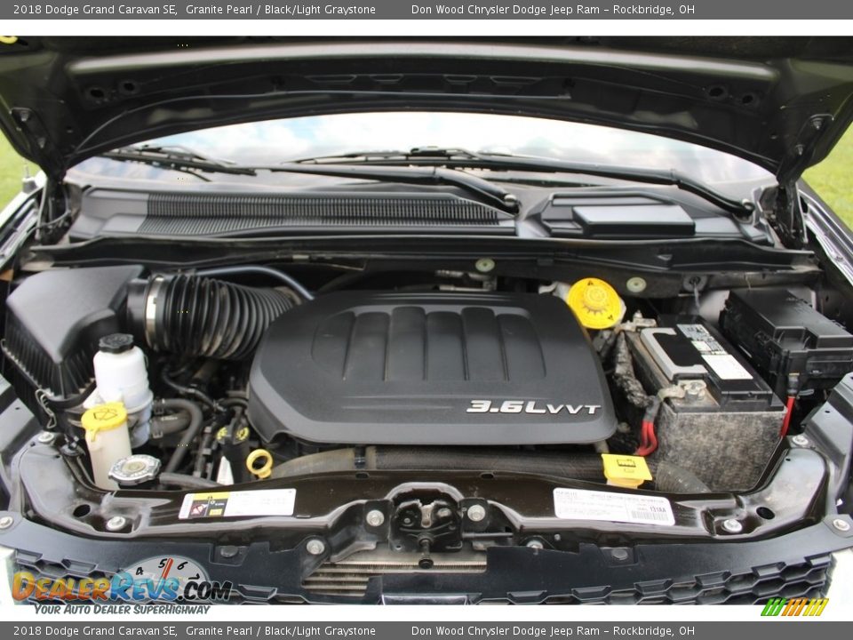 2018 Dodge Grand Caravan SE Granite Pearl / Black/Light Graystone Photo #11