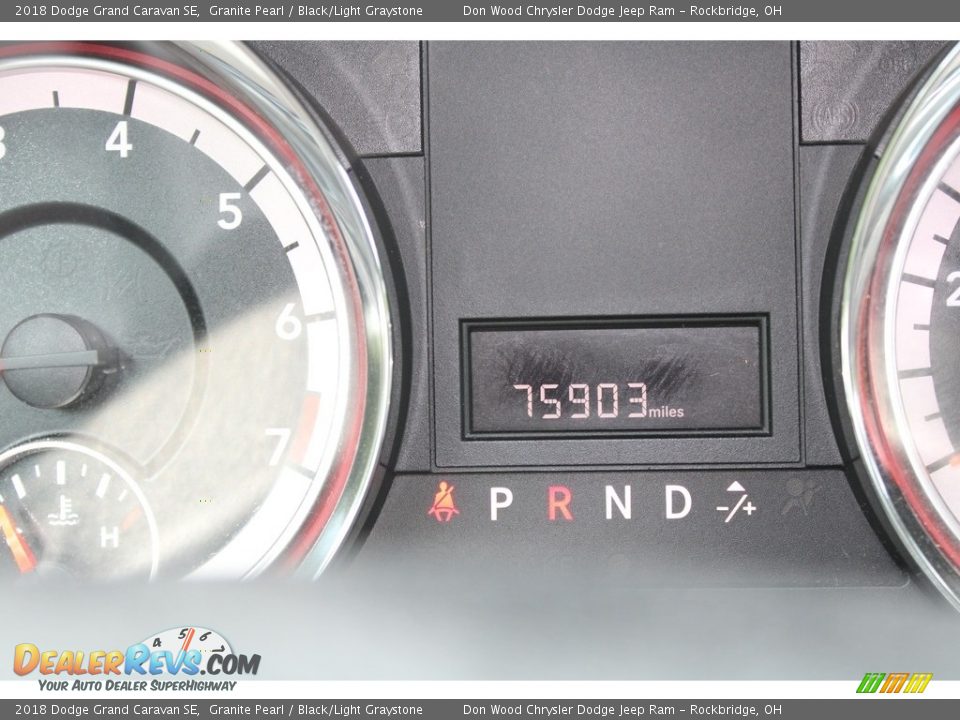 2018 Dodge Grand Caravan SE Granite Pearl / Black/Light Graystone Photo #30