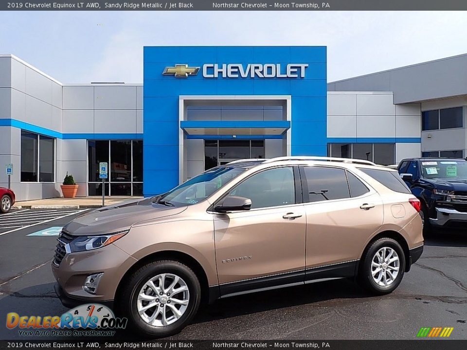 2019 Chevrolet Equinox LT AWD Sandy Ridge Metallic / Jet Black Photo #1
