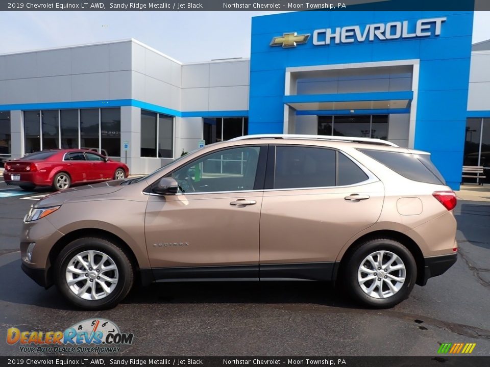 2019 Chevrolet Equinox LT AWD Sandy Ridge Metallic / Jet Black Photo #3
