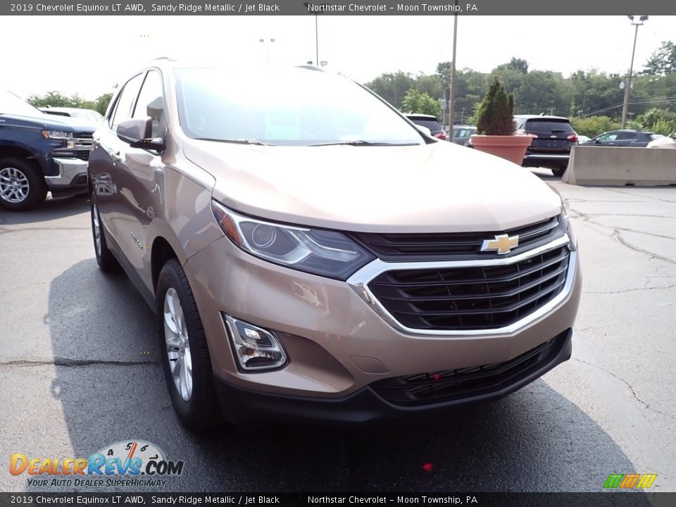 2019 Chevrolet Equinox LT AWD Sandy Ridge Metallic / Jet Black Photo #12
