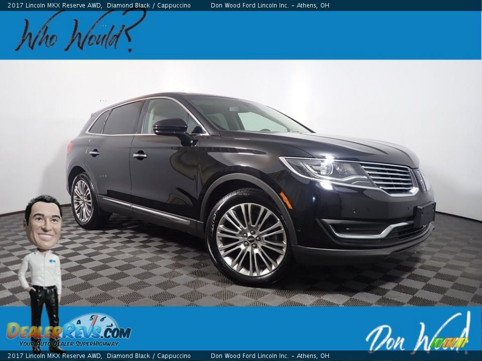 2017 Lincoln MKX Reserve AWD Diamond Black / Cappuccino Photo #1