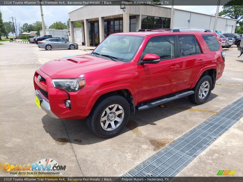 2016 Toyota 4Runner Trail Premium 4x4 Barcelona Red Metallic / Black Photo #3