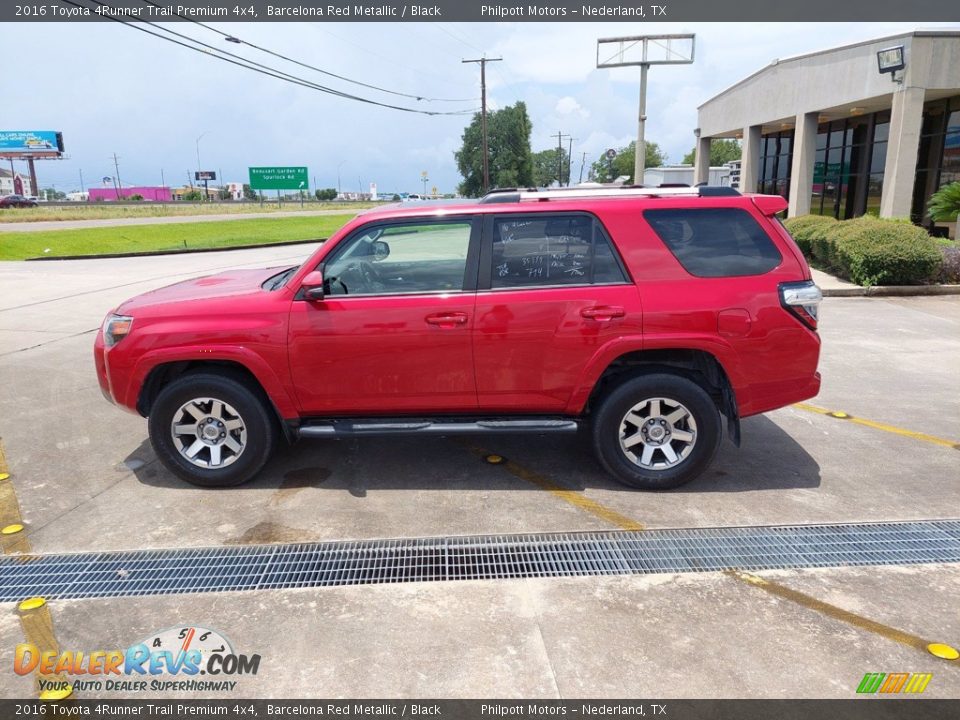 2016 Toyota 4Runner Trail Premium 4x4 Barcelona Red Metallic / Black Photo #4