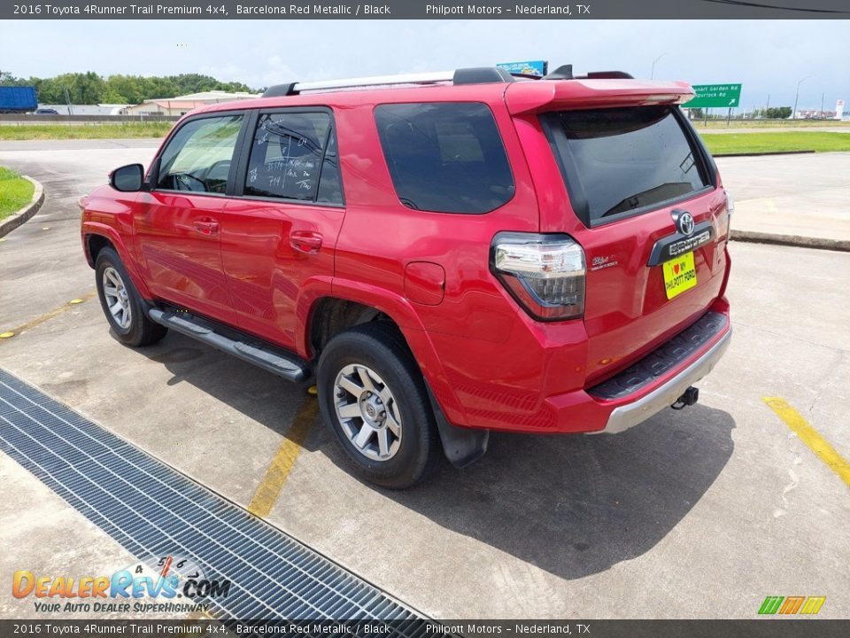 2016 Toyota 4Runner Trail Premium 4x4 Barcelona Red Metallic / Black Photo #5
