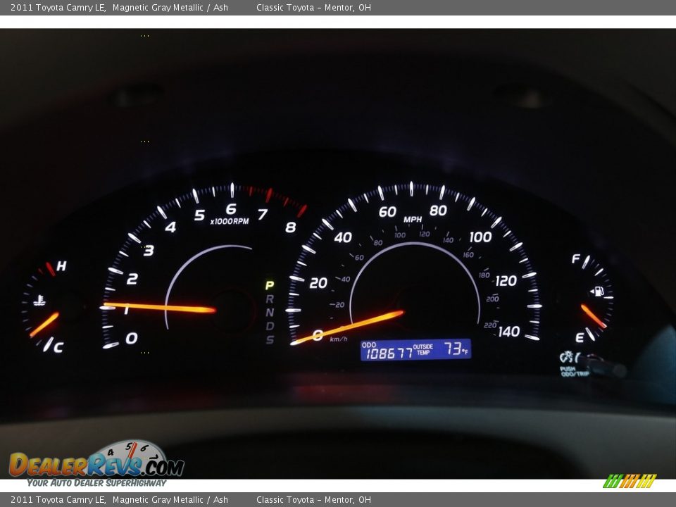 2011 Toyota Camry LE Magnetic Gray Metallic / Ash Photo #8