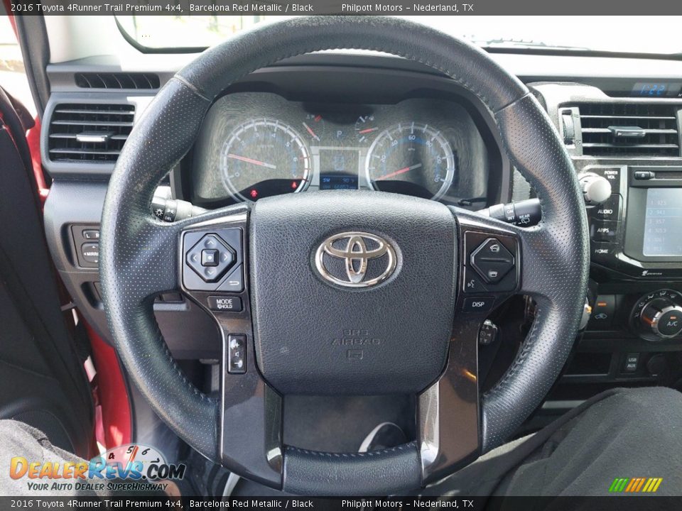 2016 Toyota 4Runner Trail Premium 4x4 Barcelona Red Metallic / Black Photo #15