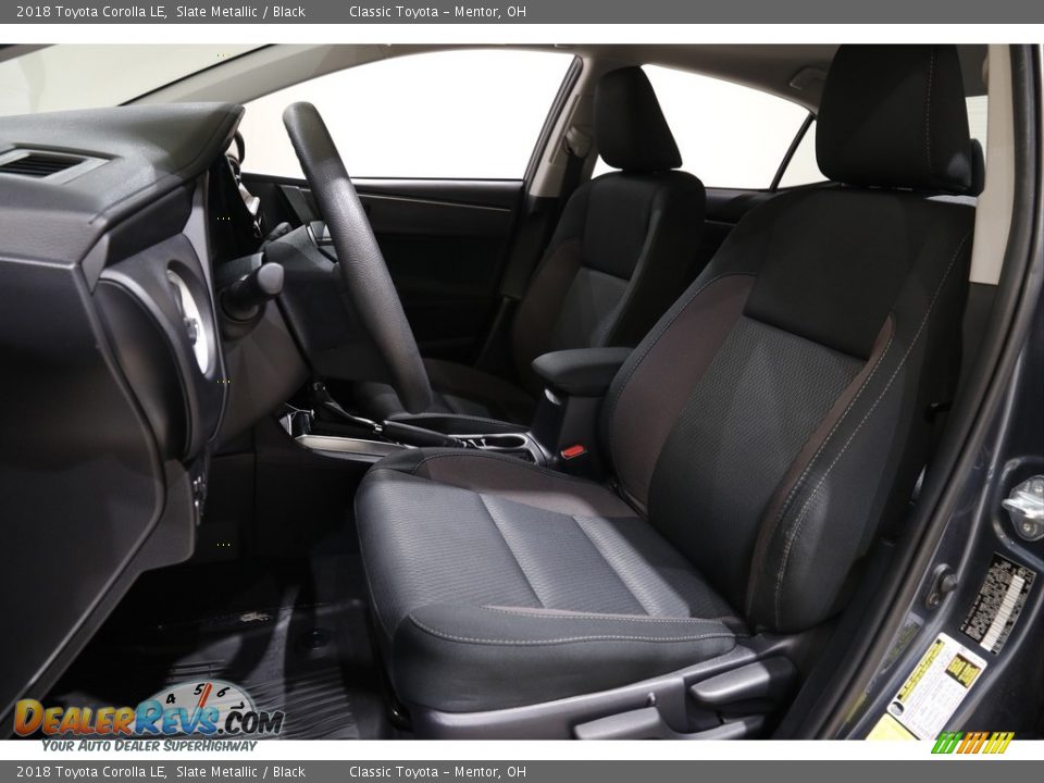2018 Toyota Corolla LE Slate Metallic / Black Photo #5