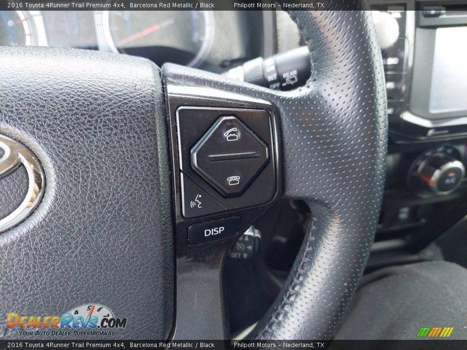 2016 Toyota 4Runner Trail Premium 4x4 Barcelona Red Metallic / Black Photo #17