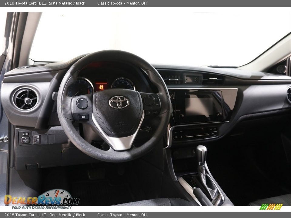 2018 Toyota Corolla LE Slate Metallic / Black Photo #6