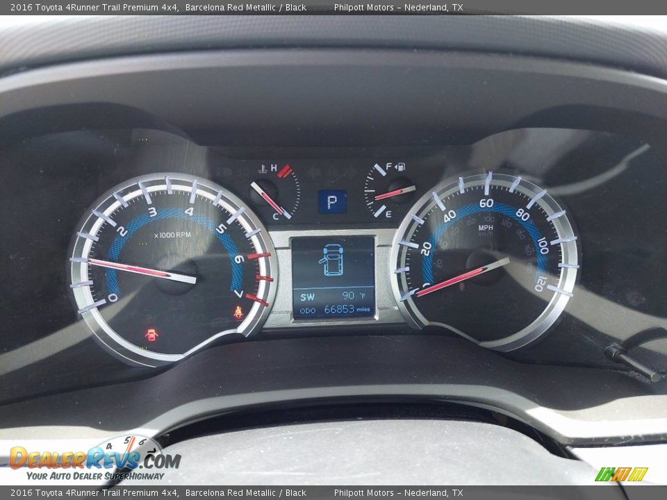 2016 Toyota 4Runner Trail Premium 4x4 Barcelona Red Metallic / Black Photo #18