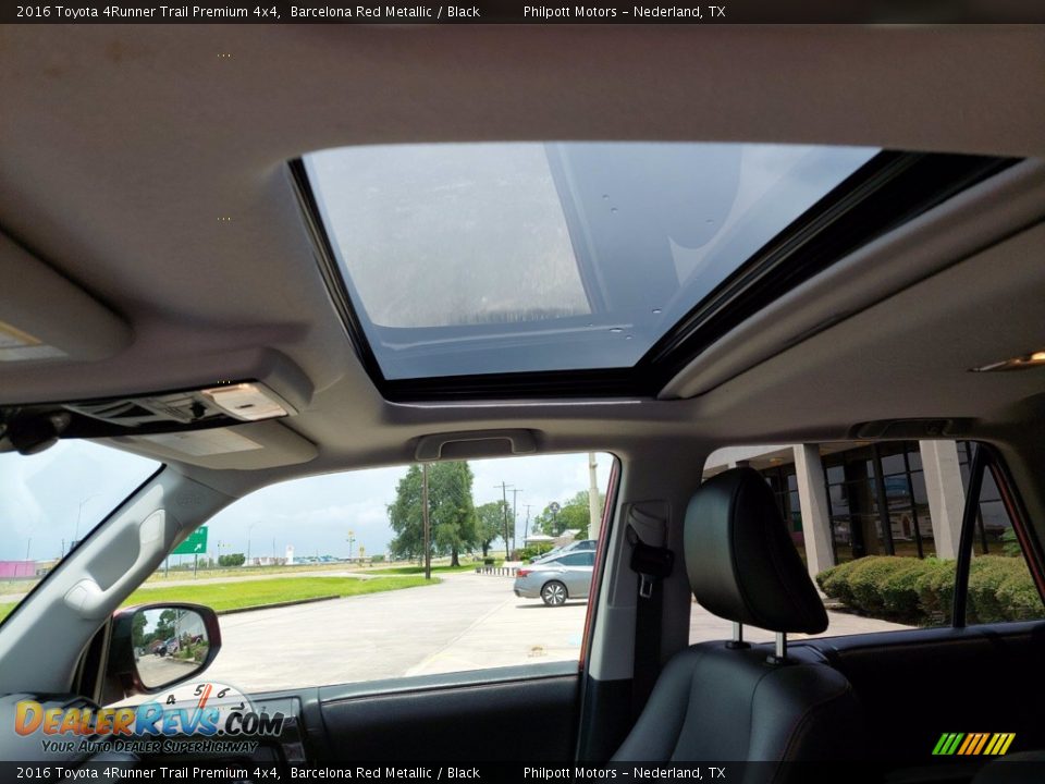 2016 Toyota 4Runner Trail Premium 4x4 Barcelona Red Metallic / Black Photo #22