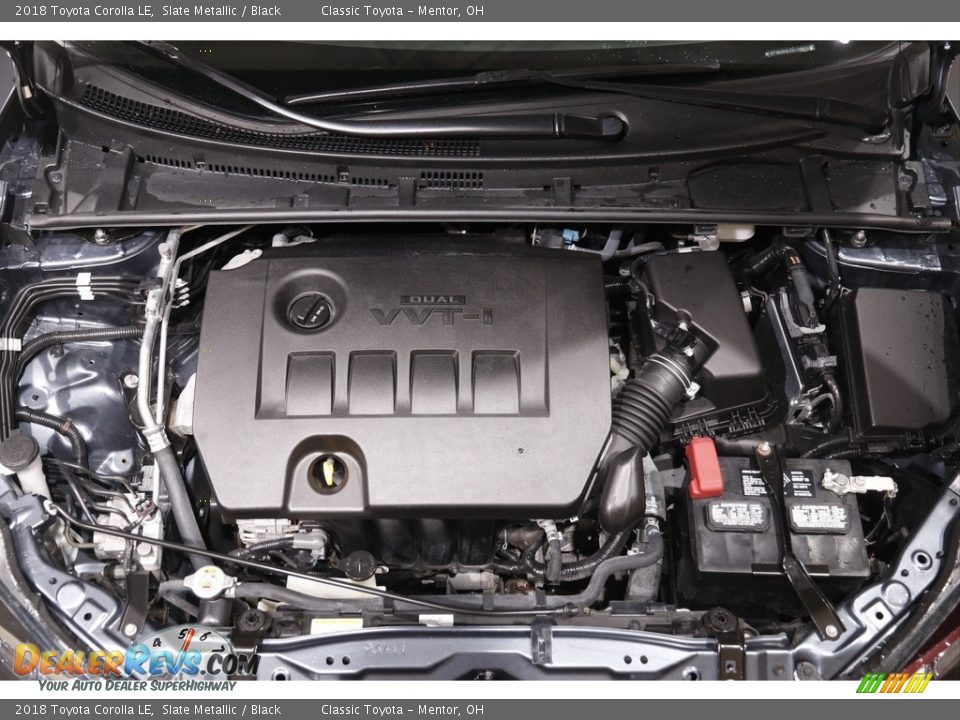 2018 Toyota Corolla LE Slate Metallic / Black Photo #17