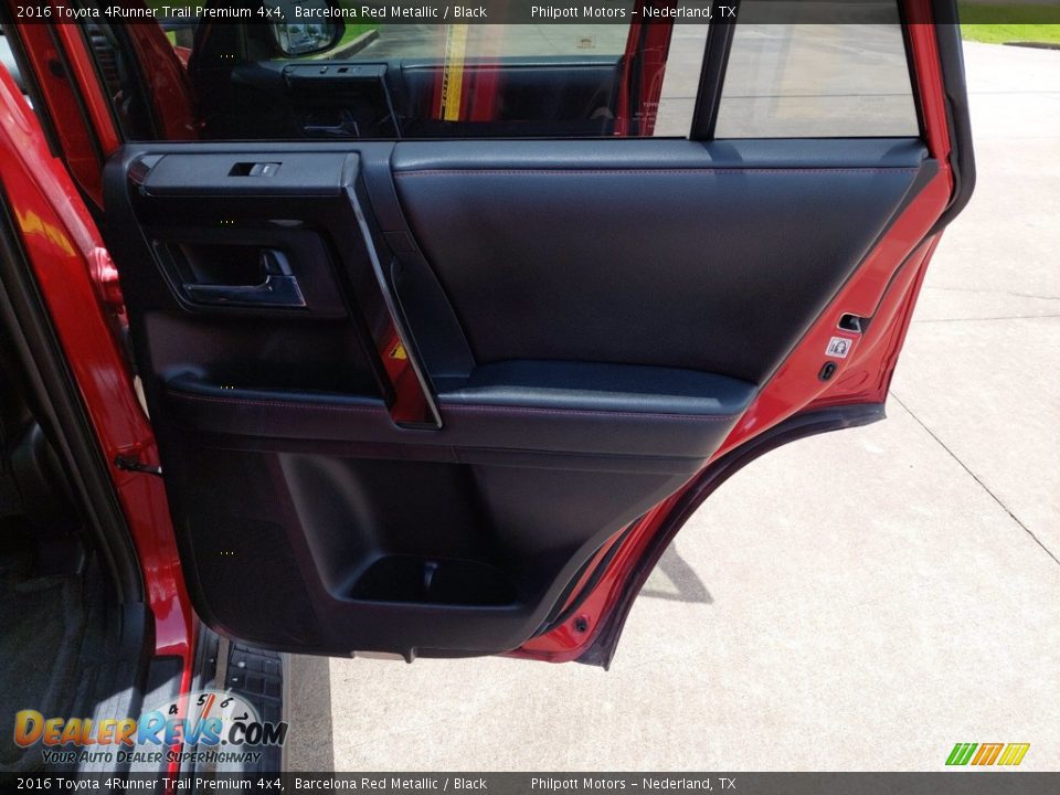 2016 Toyota 4Runner Trail Premium 4x4 Barcelona Red Metallic / Black Photo #27