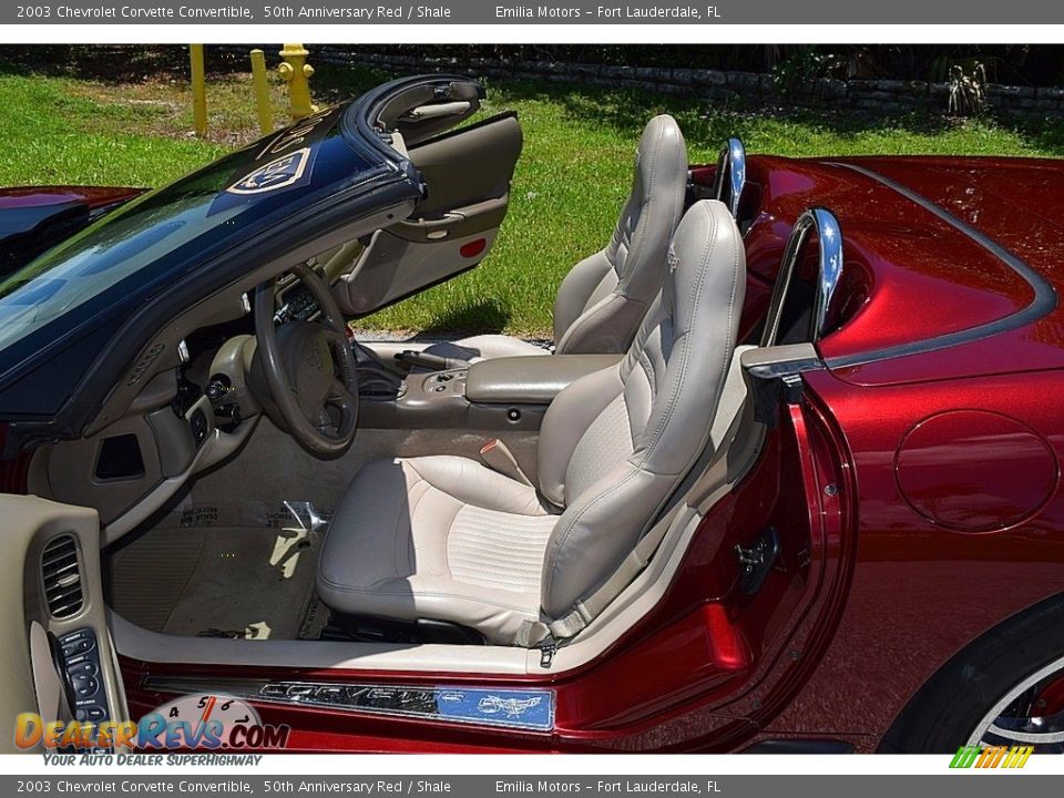 Front Seat of 2003 Chevrolet Corvette Convertible Photo #38