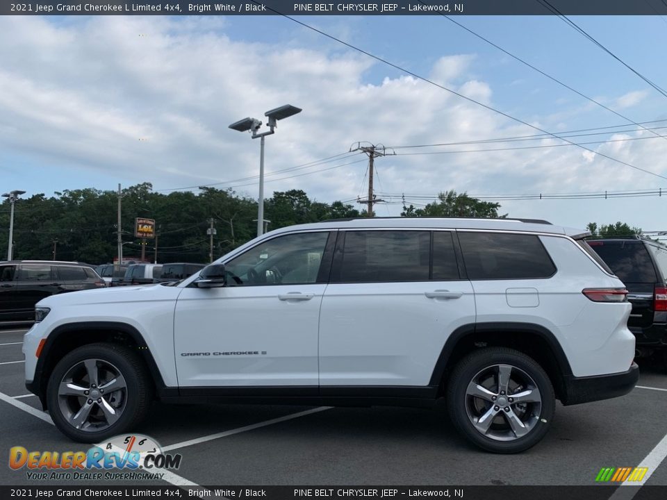 Bright White 2021 Jeep Grand Cherokee L Limited 4x4 Photo #4