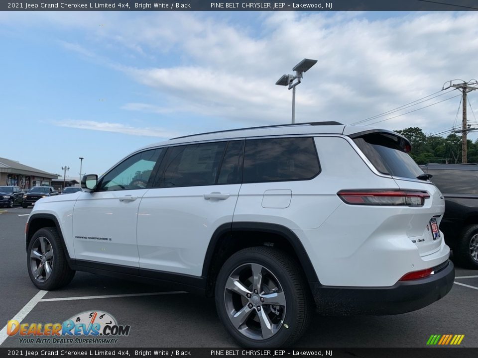 2021 Jeep Grand Cherokee L Limited 4x4 Bright White / Black Photo #6