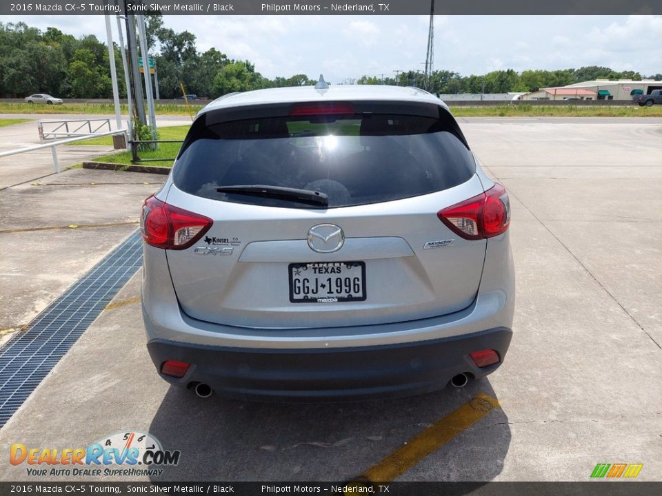 2016 Mazda CX-5 Touring Sonic Silver Metallic / Black Photo #6