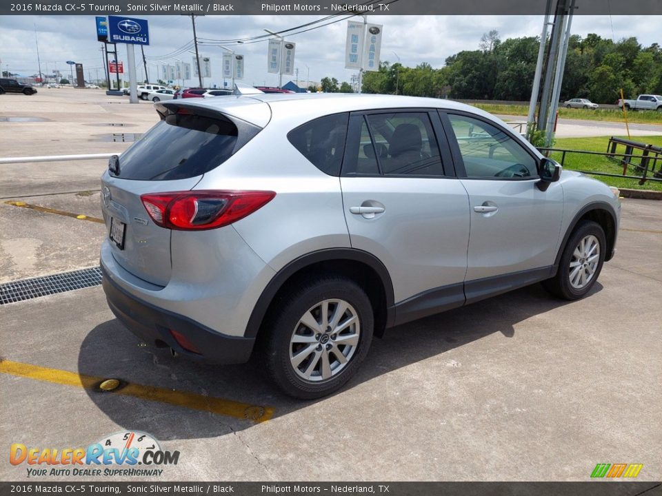 2016 Mazda CX-5 Touring Sonic Silver Metallic / Black Photo #7