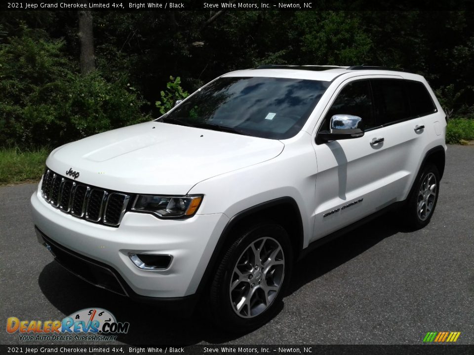 2021 Jeep Grand Cherokee Limited 4x4 Bright White / Black Photo #2