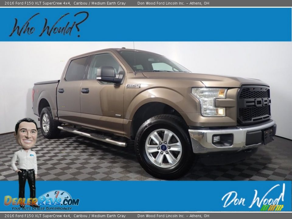 2016 Ford F150 XLT SuperCrew 4x4 Caribou / Medium Earth Gray Photo #1