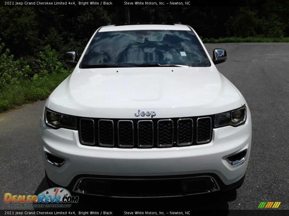 2021 Jeep Grand Cherokee Limited 4x4 Bright White / Black Photo #3