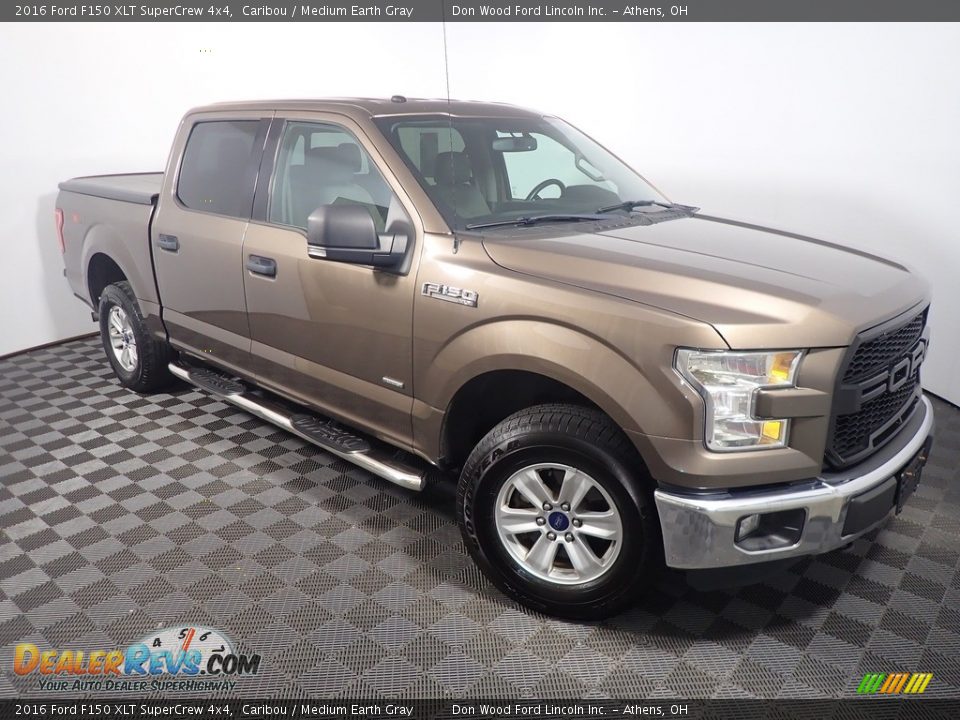 2016 Ford F150 XLT SuperCrew 4x4 Caribou / Medium Earth Gray Photo #3
