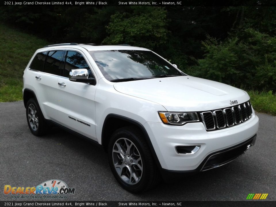 2021 Jeep Grand Cherokee Limited 4x4 Bright White / Black Photo #4