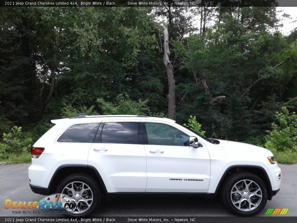 2021 Jeep Grand Cherokee Limited 4x4 Bright White / Black Photo #5