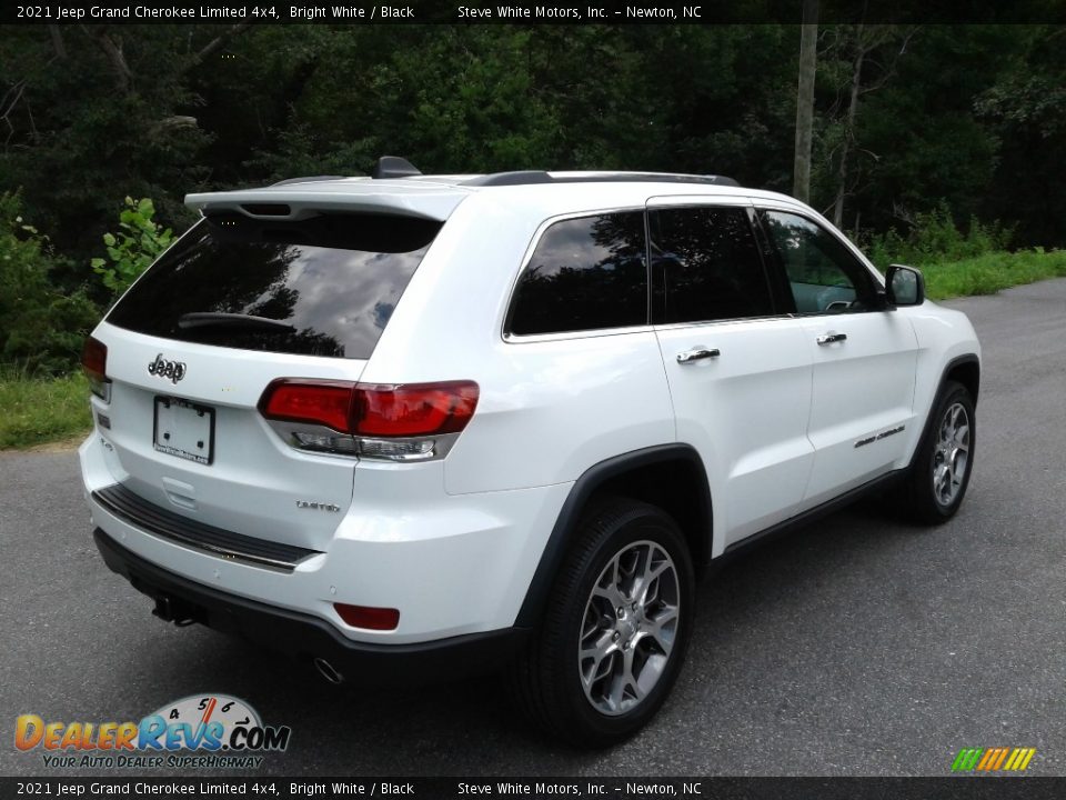 2021 Jeep Grand Cherokee Limited 4x4 Bright White / Black Photo #6