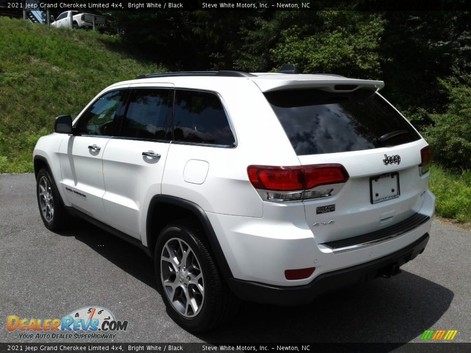 2021 Jeep Grand Cherokee Limited 4x4 Bright White / Black Photo #8