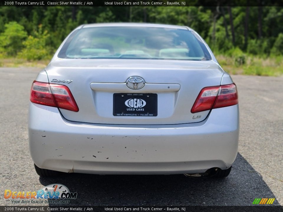 2008 Toyota Camry LE Classic Silver Metallic / Ash Photo #4