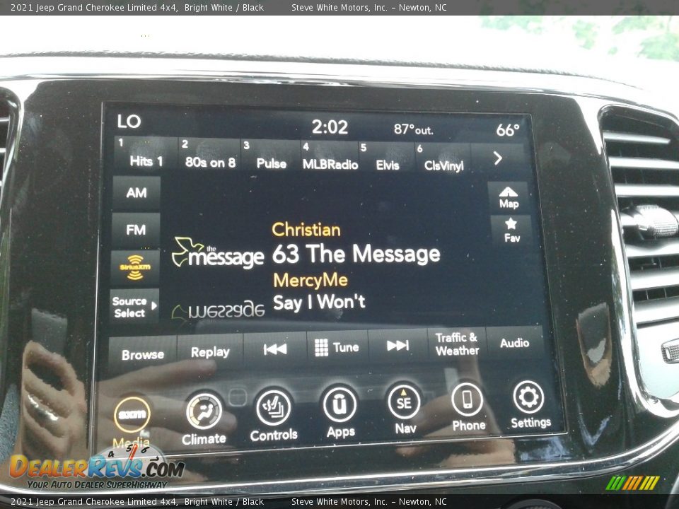 2021 Jeep Grand Cherokee Limited 4x4 Bright White / Black Photo #22