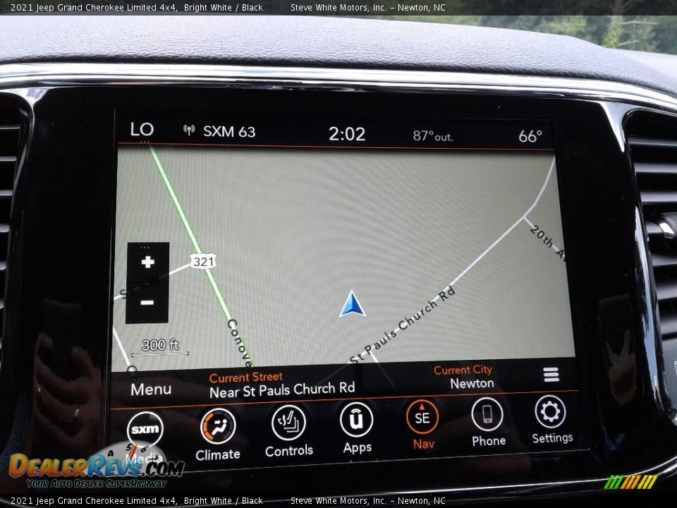 2021 Jeep Grand Cherokee Limited 4x4 Bright White / Black Photo #24