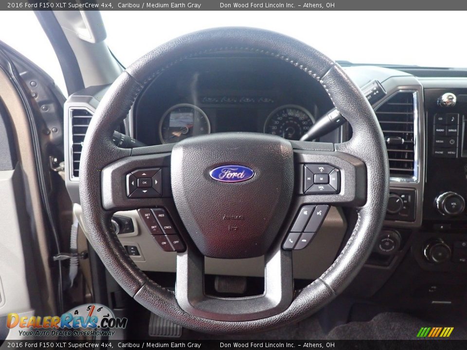 2016 Ford F150 XLT SuperCrew 4x4 Caribou / Medium Earth Gray Photo #27