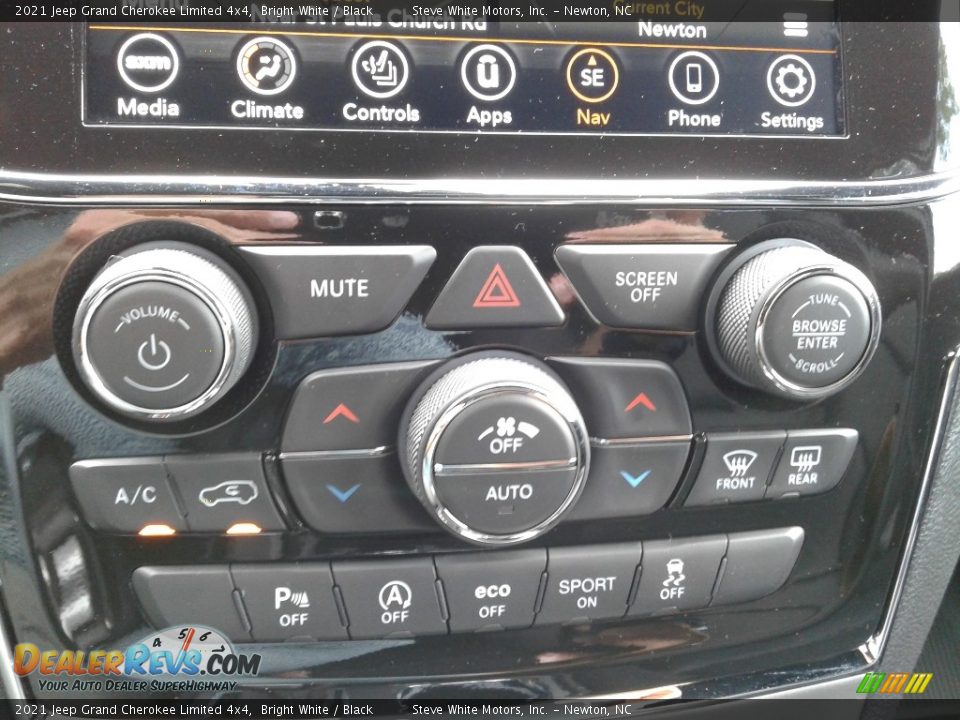 2021 Jeep Grand Cherokee Limited 4x4 Bright White / Black Photo #27