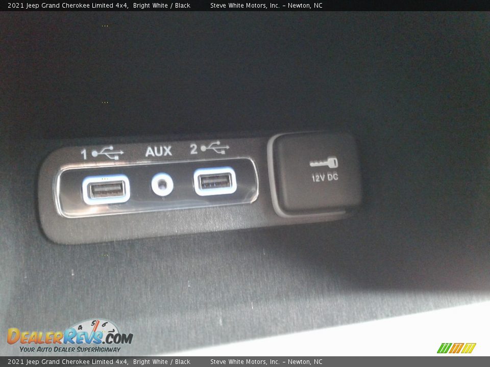 2021 Jeep Grand Cherokee Limited 4x4 Bright White / Black Photo #28
