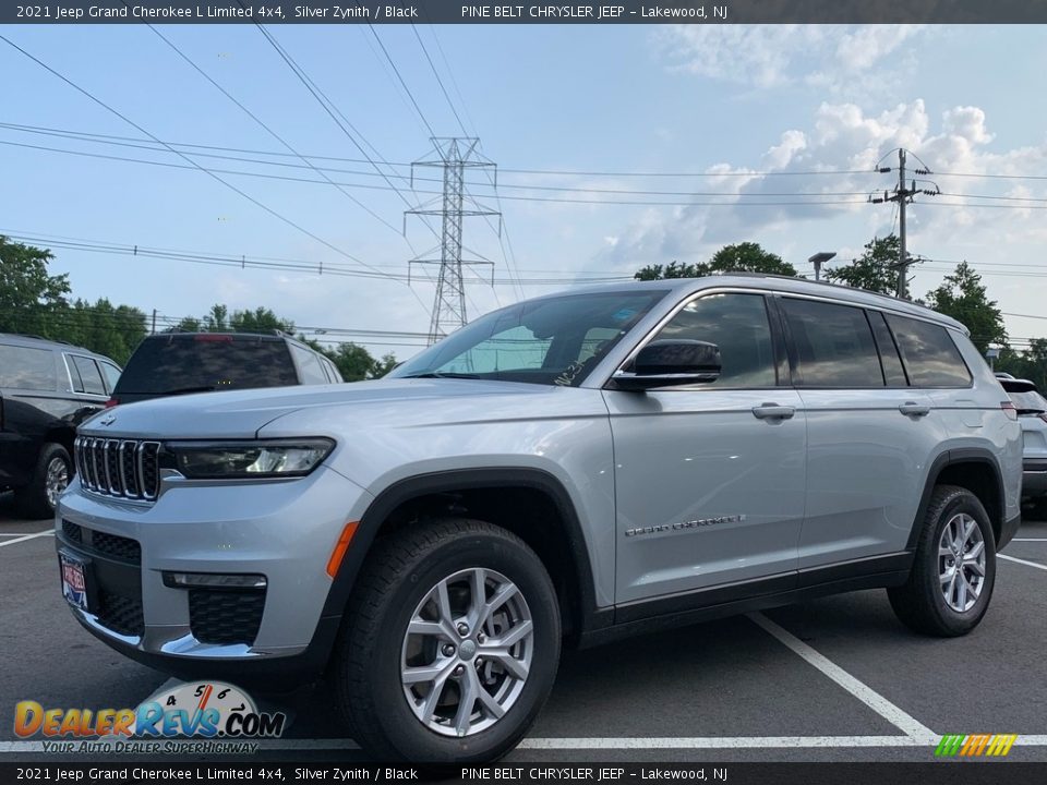 2021 Jeep Grand Cherokee L Limited 4x4 Silver Zynith / Black Photo #1