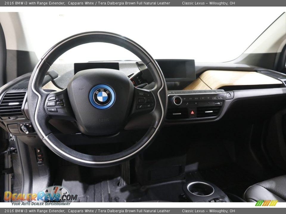 2016 BMW i3 with Range Extender Capparis White / Tera Dalbergia Brown Full Natural Leather Photo #6