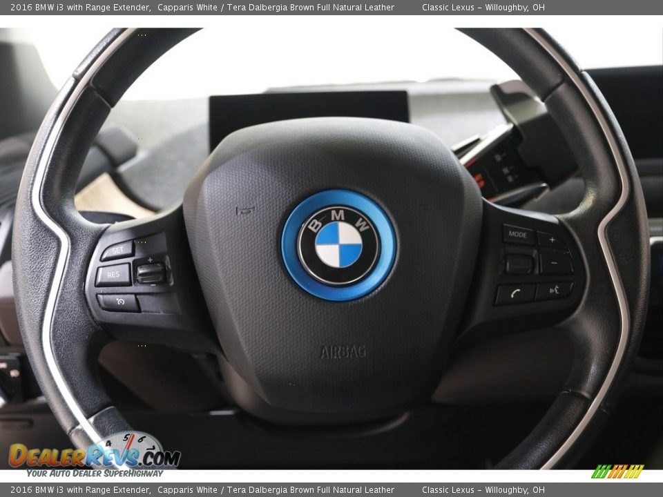 2016 BMW i3 with Range Extender Capparis White / Tera Dalbergia Brown Full Natural Leather Photo #7
