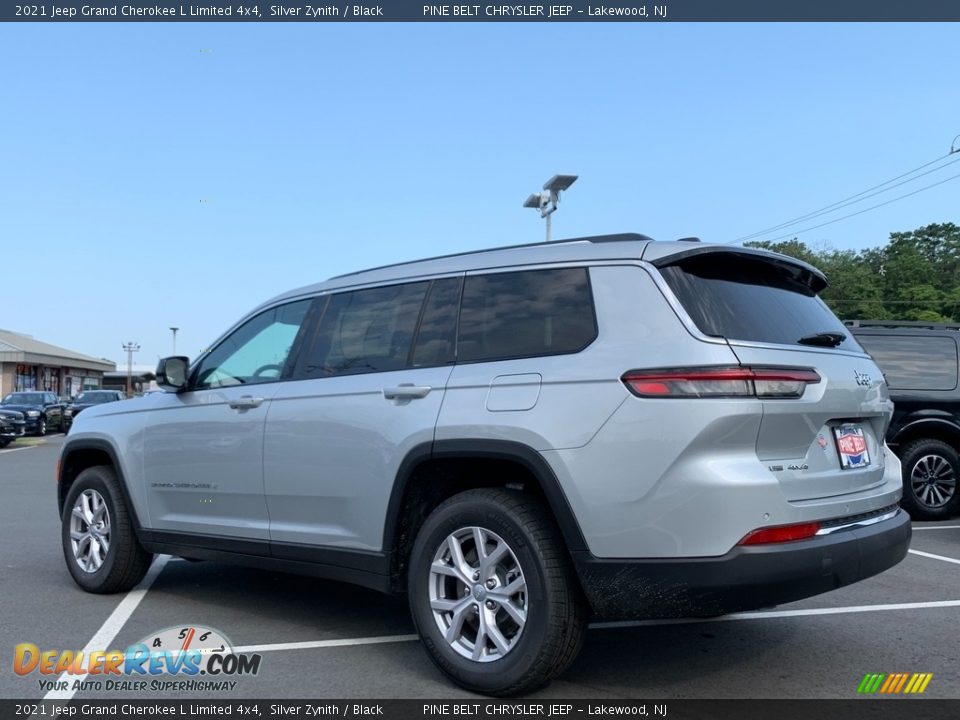 2021 Jeep Grand Cherokee L Limited 4x4 Silver Zynith / Black Photo #6